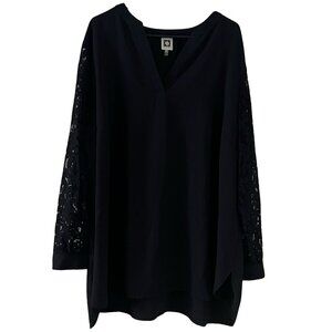 Anne Klein Lace Sleeve Dress